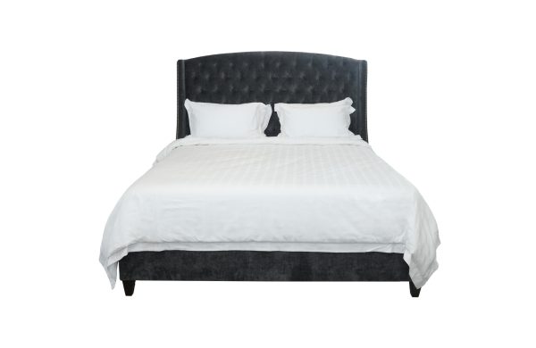 Home Decor Brome Bed Set AG 117 Graphite Front View