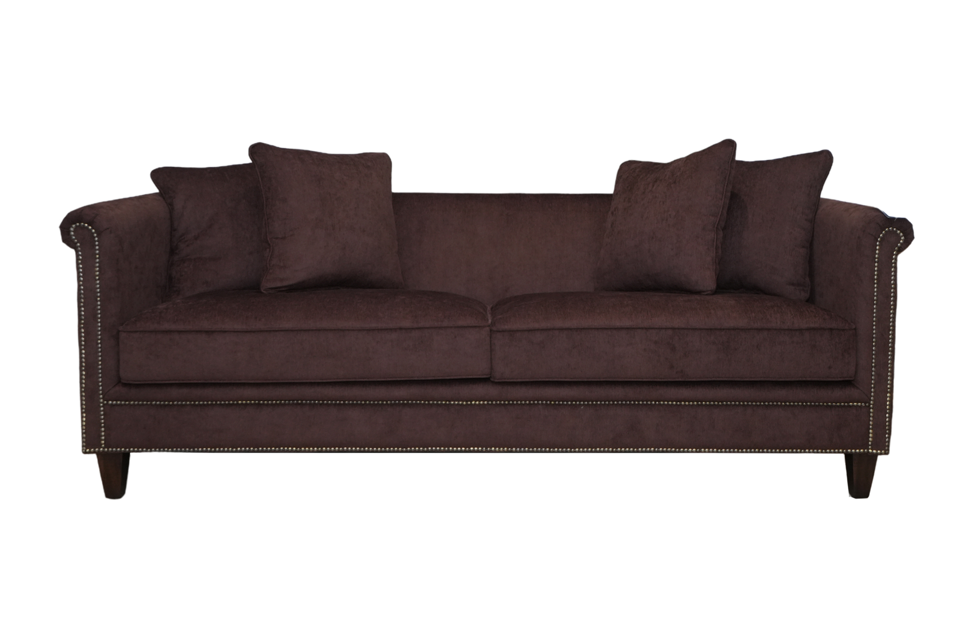 Home Decor Chaka Sofa BDD 358-140 Mink Front View