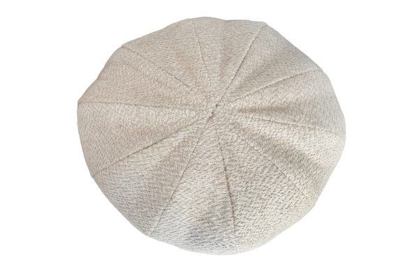 Home Decor Round Cushion CHN23032816-2 Round 30 White -2 Top View