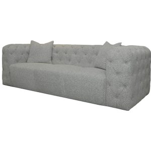 Home Decor Clio Sofa 3.5S MM Pepper Side View