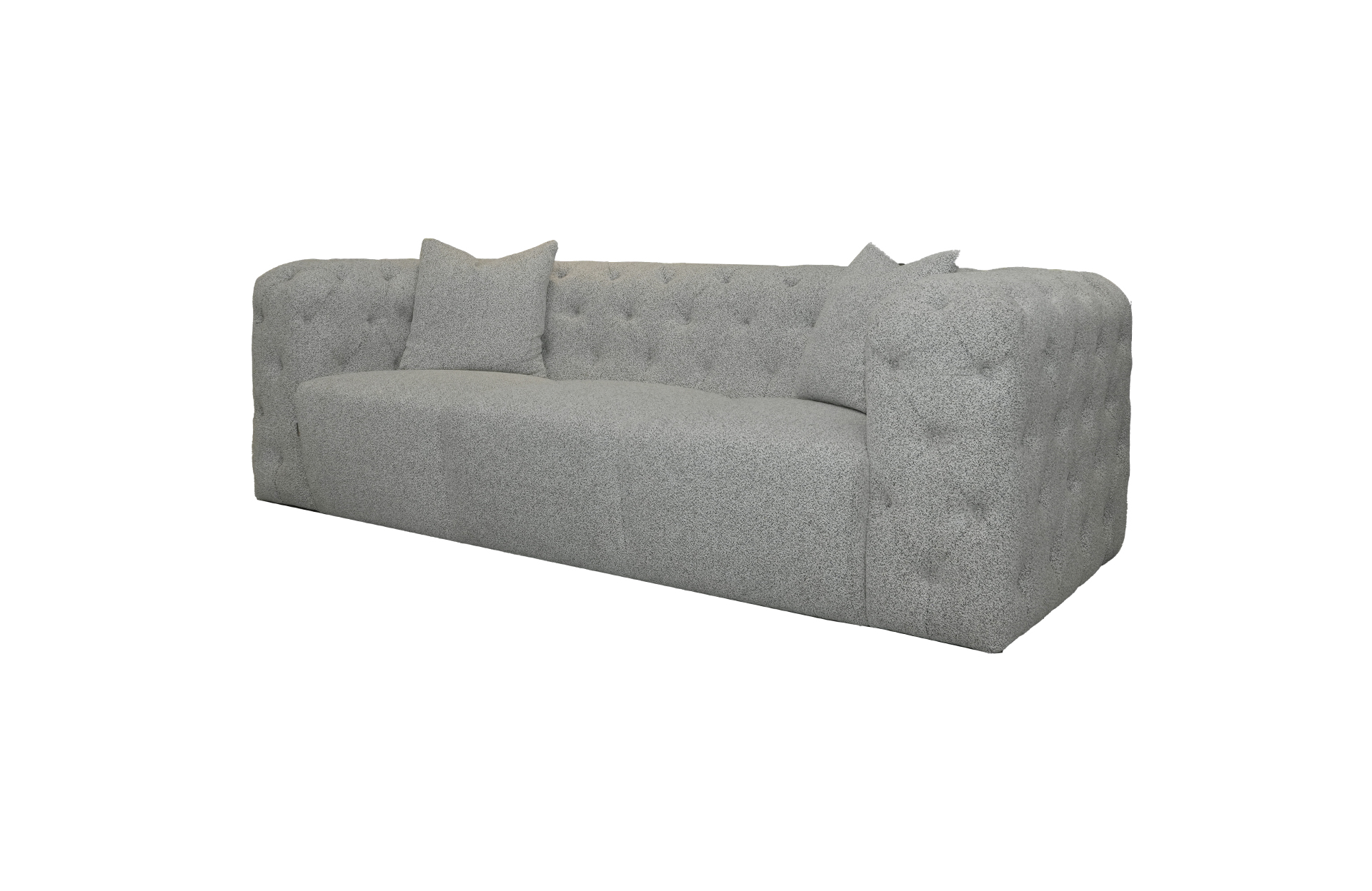 Home Decor Clio Sofa 3.5S MM Pepper Side View