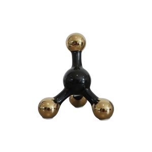 Home Decor Scluptures Ceramic Molecular Structure B FD-D24019B Front View