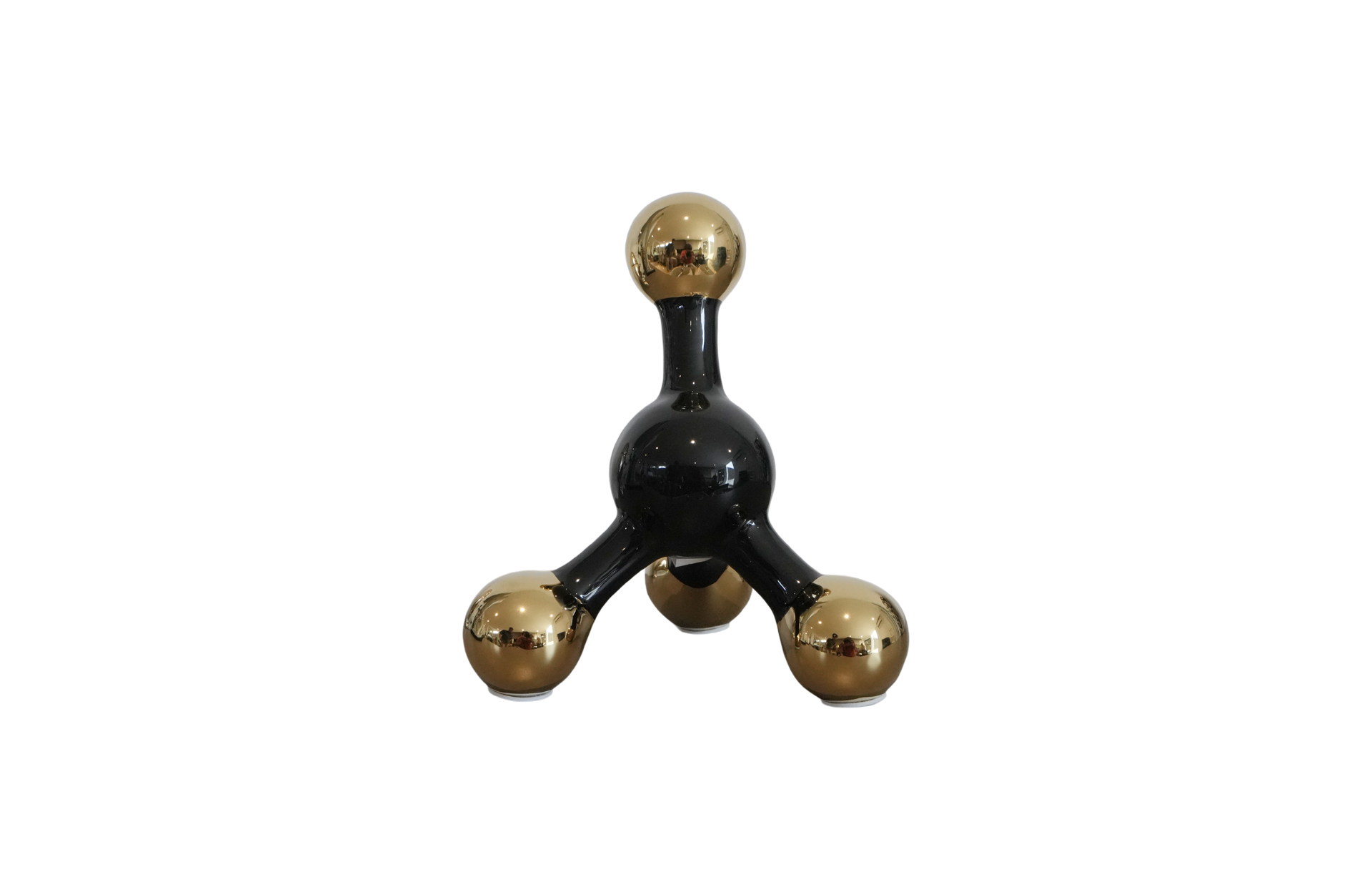 Home Decor Scluptures Ceramic Molecular Structure B FD-D24019B Front View