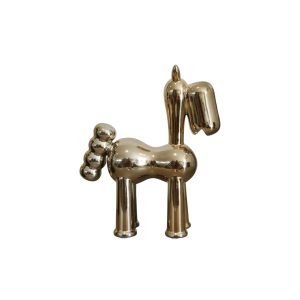 Home Decor Scluptures Ceramic Shining Horse FD-D24017 Side View