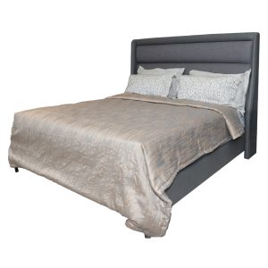 Home Decor Anders Bed TU 25 Stone Side View