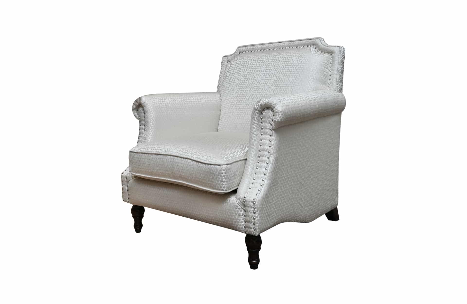 Home Decor Loewy Armchair FH Champagne Side View