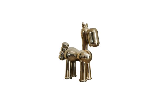 Home Decor Scluptures Ceramic Shining Horse FD-D24017 Side/Front View