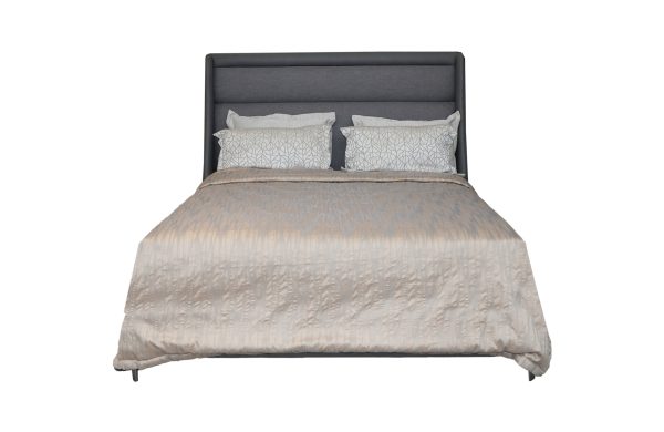 Home Decor Anders Bed TU 25 Stone Front View