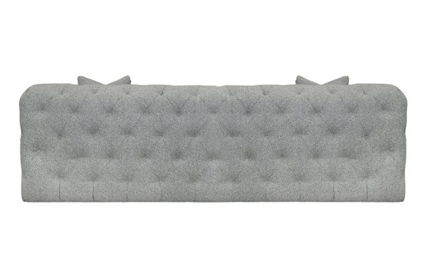 Home Decor Clio Sofa 3.5S MM Pepper Back View