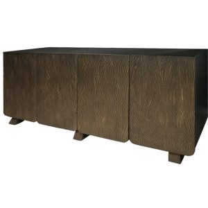 Home Decor Sideboard 4 Doors Savana Smooth Side View