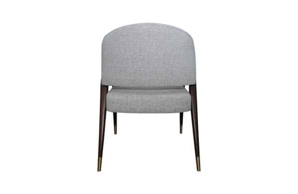 Home Decor Chair with Armrests Questa Q010 Back View