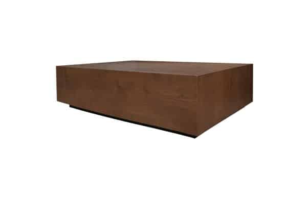 Home Decor Sullivan Coffee Table Brown Side View