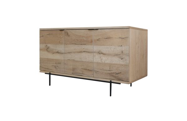 Home Decor Wild Oak Sideboard Side View