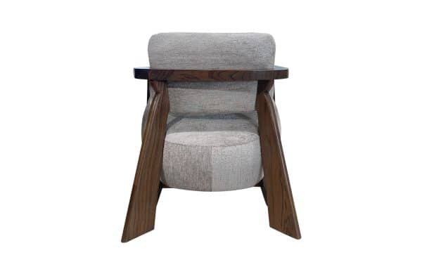 Home Decor Arm Chair Basalt Back View