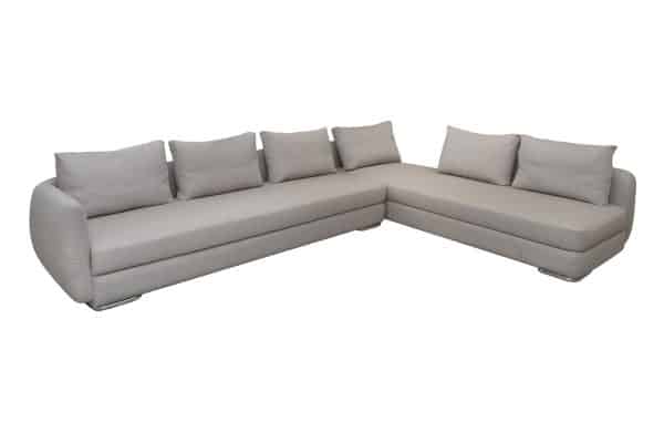 Home Decor Sectional & Corner Sofas Blooms Sofa Large KD Linen Front View