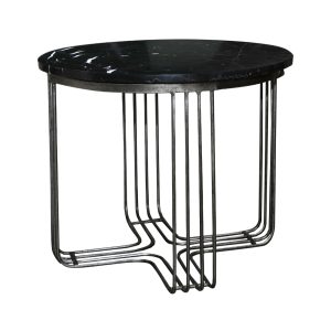 Home Decor Cross Side Table Side View