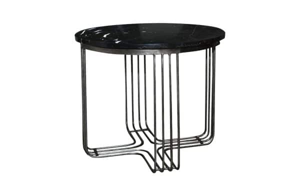 Home Decor Cross Side Table Side View