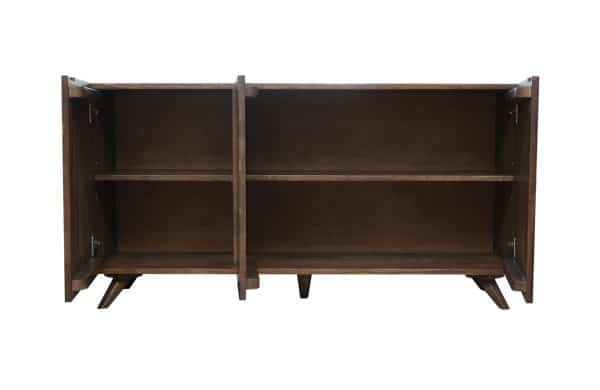 Home Decor GO-003-005 Wide Sideboard Open Front View