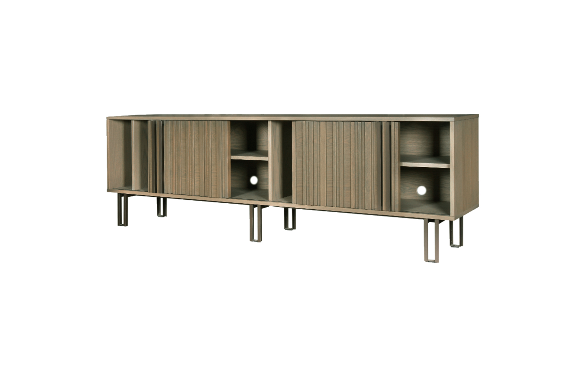 Home Decor Lotto TV Console Side View