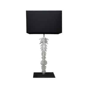 Home Decor Prune Table Lamp ID91/EX15 White Front View