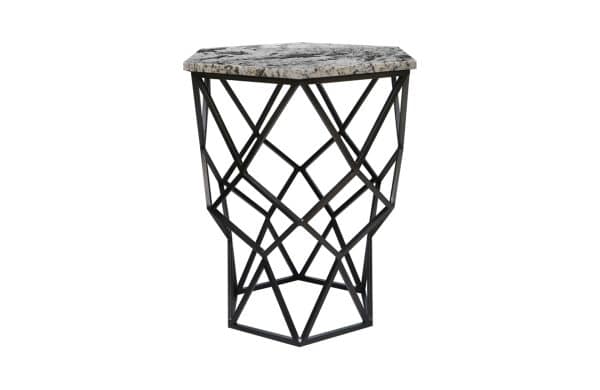 Table with Marble Top Base IR-5714 Black