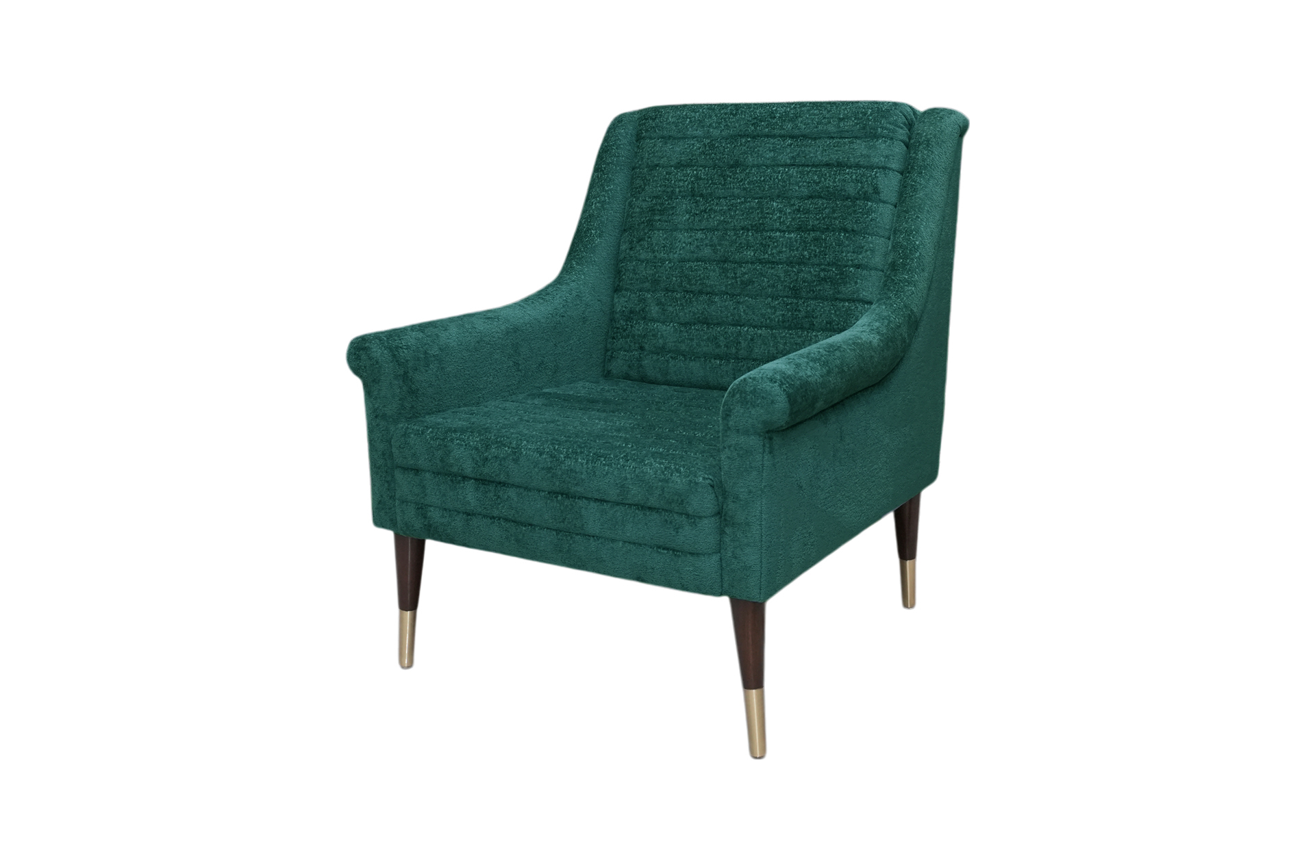 Home Decor Bragg Arm Chair PS 14 Teal Side View