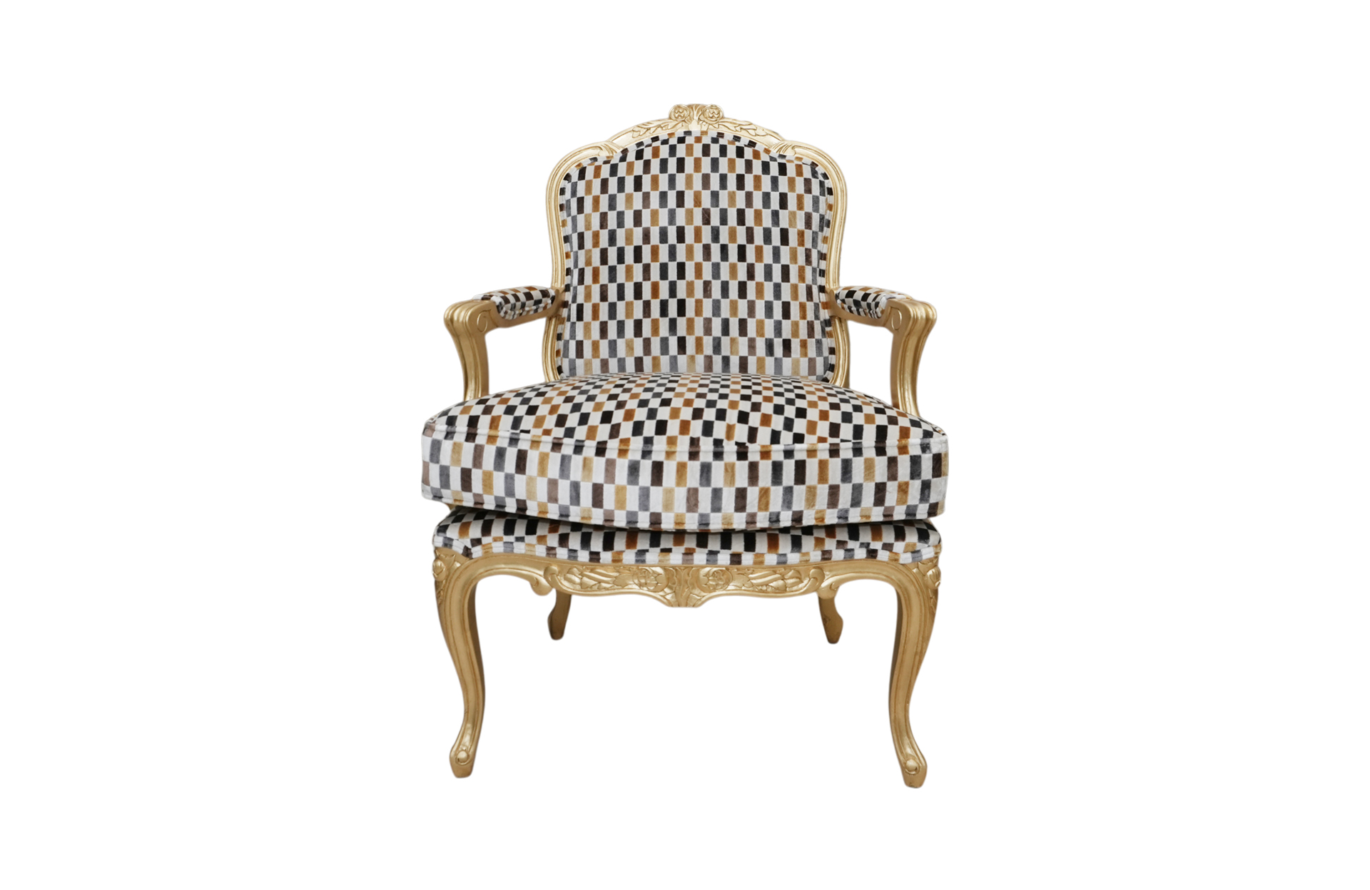 Home Decor Chair A17 TL 288 Macaroon Armchair Front View