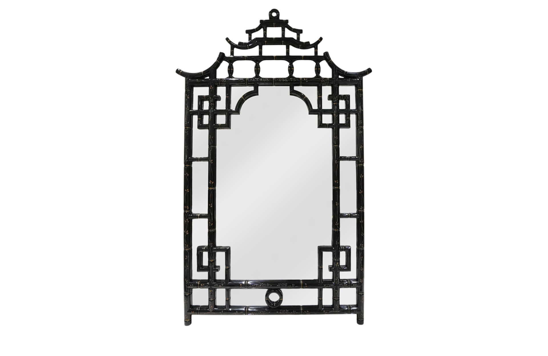 Home Decor Chinoiserie Mirror Bamboo 34959 Front View