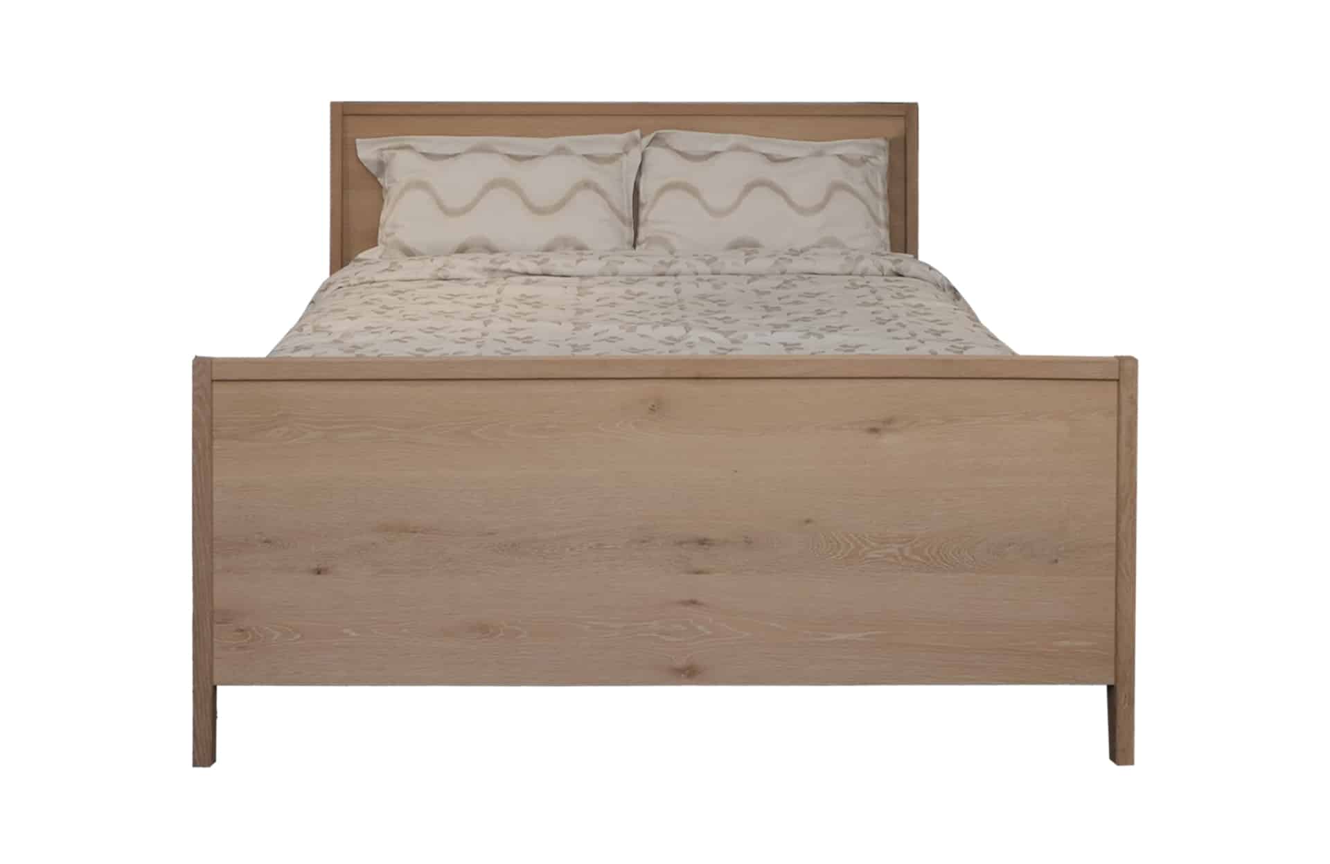 Home Decor Lawson Natural Queen Bed Front View