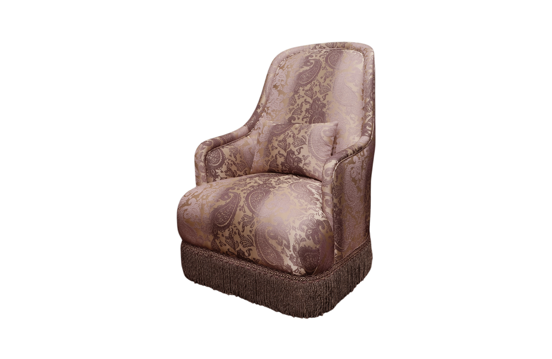 Home Decor Alma Armchair AJ V706 Side View