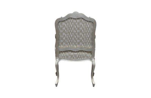 Home Decor Melur Single SF Flax Arm Chair Back View