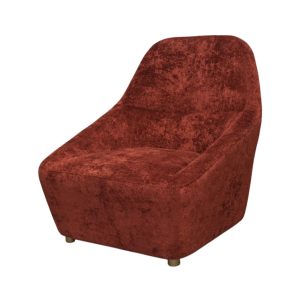 Home Decor Rodney Armchair HVR Tomato Side View