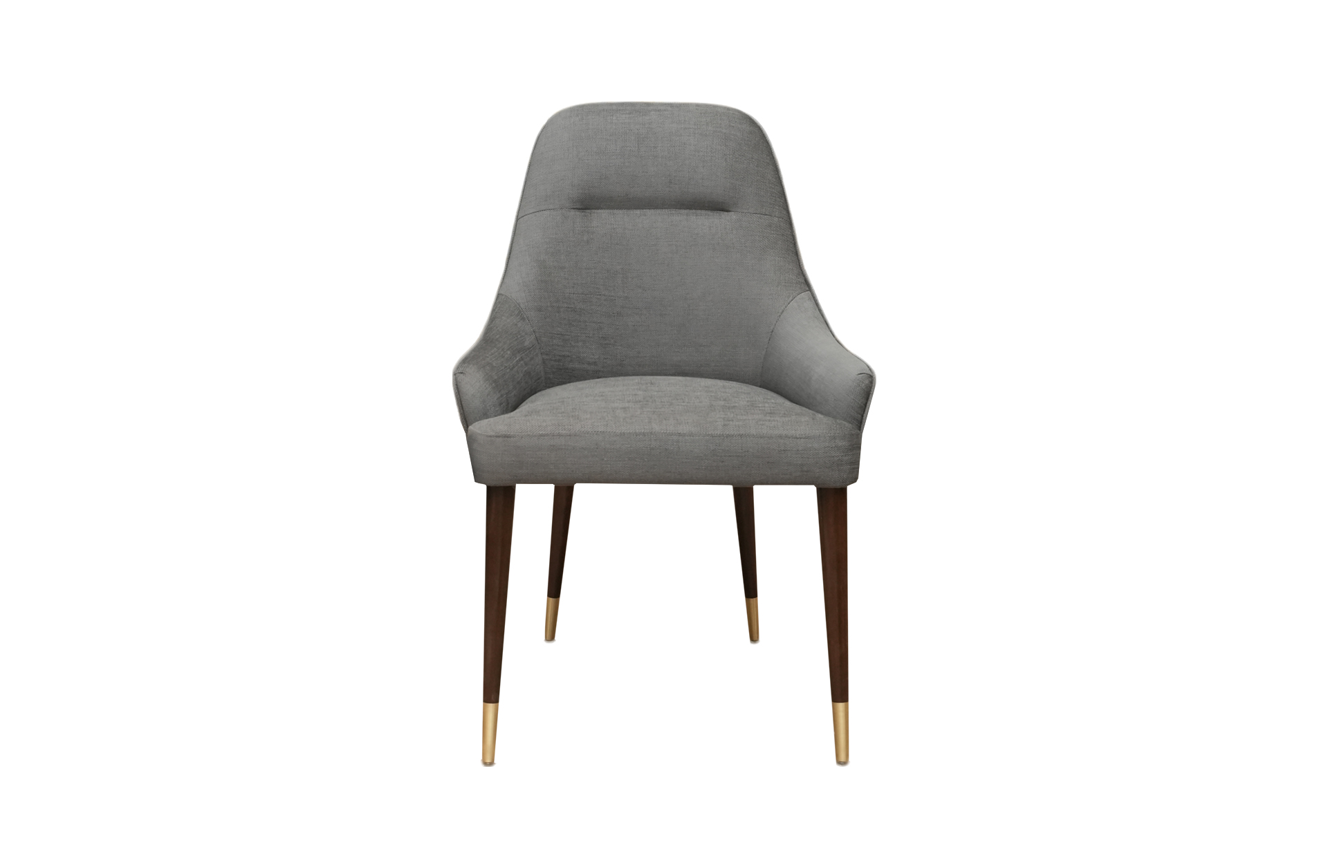 Home Decor Zhener Dining CHair MN Gray Front View