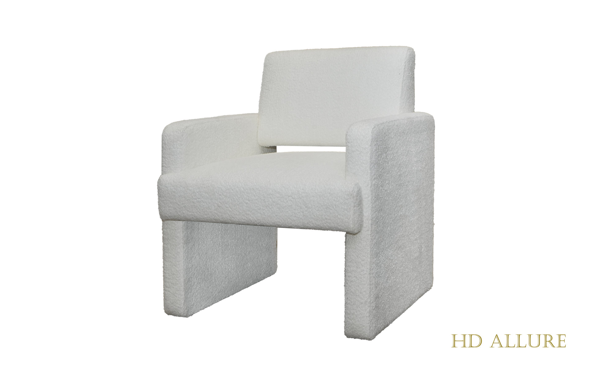 Home Decor Patou Armchair MO Snow ( Large ) Side View