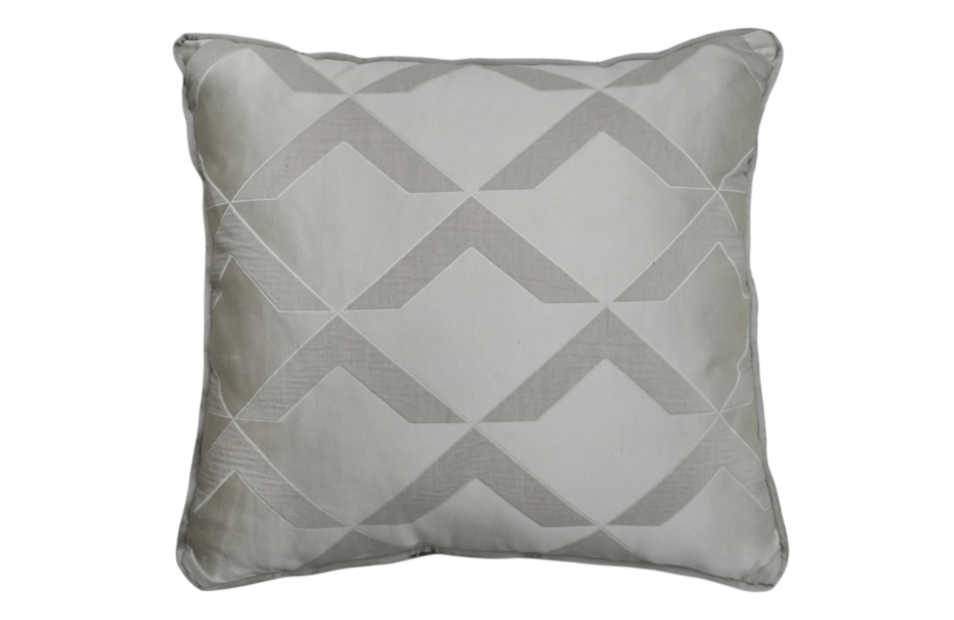 Home Decor Square Cushion CHN 2003033646 VS Silver Cushion Front View