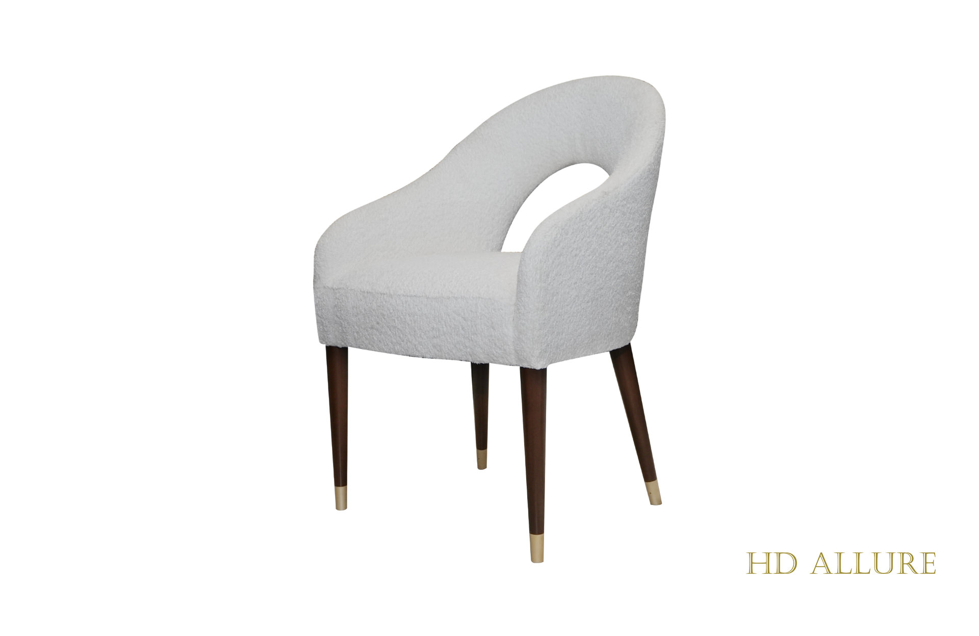 Home Decor Dining Chair Colombes Oslo Ivory Side View