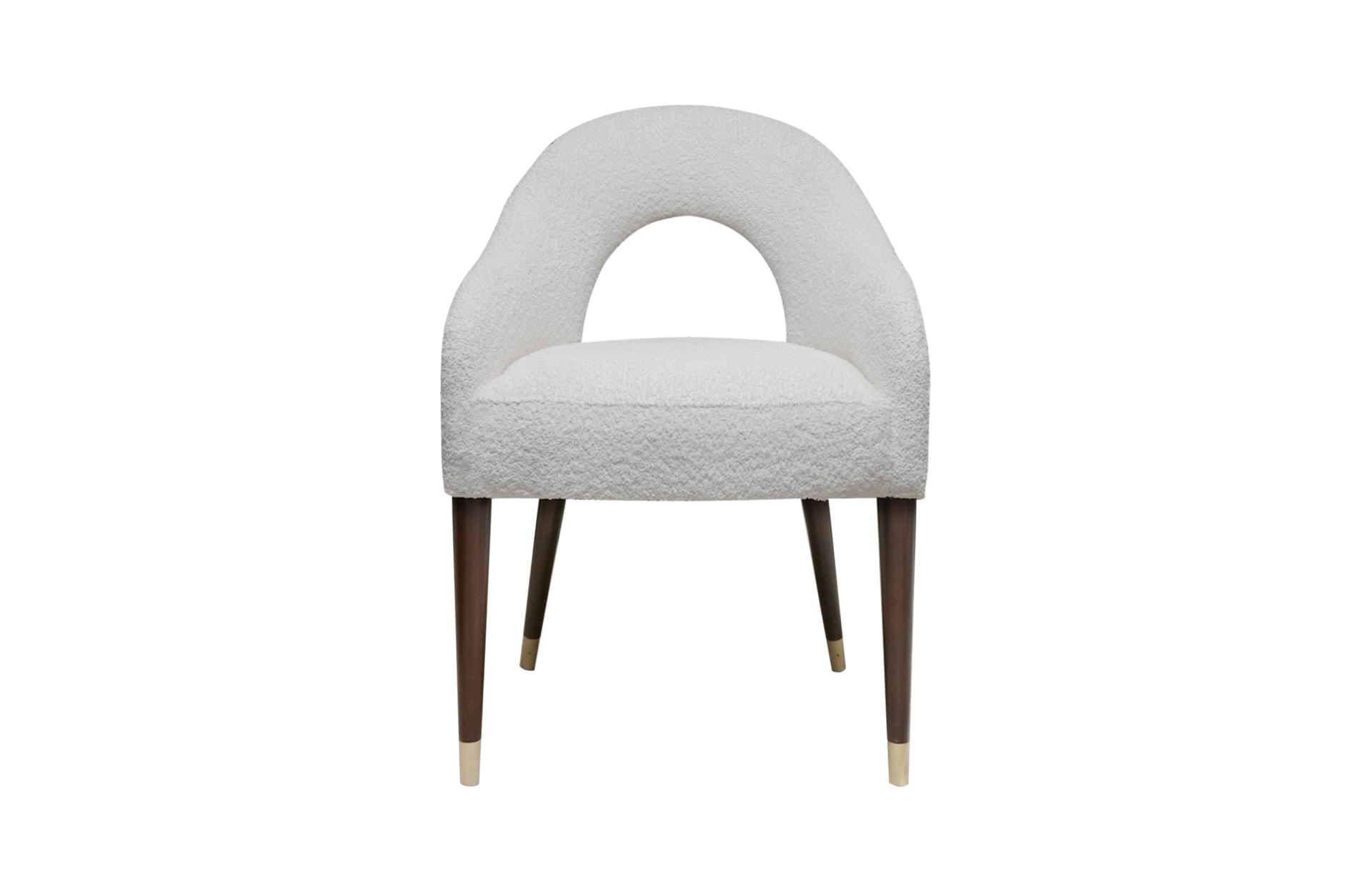 Home Decor Dining Chair Colombes Oslo Ivory Front View